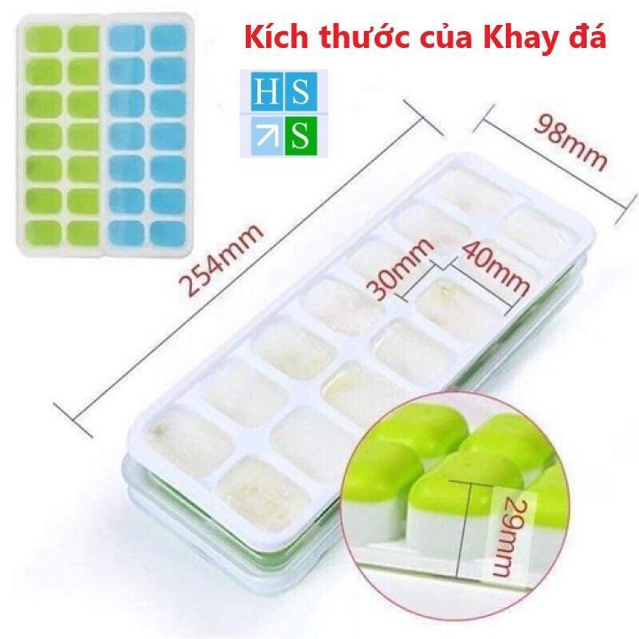 Khay Làm Đá Viên Cực Kì Dễ Lấy bằng silicon