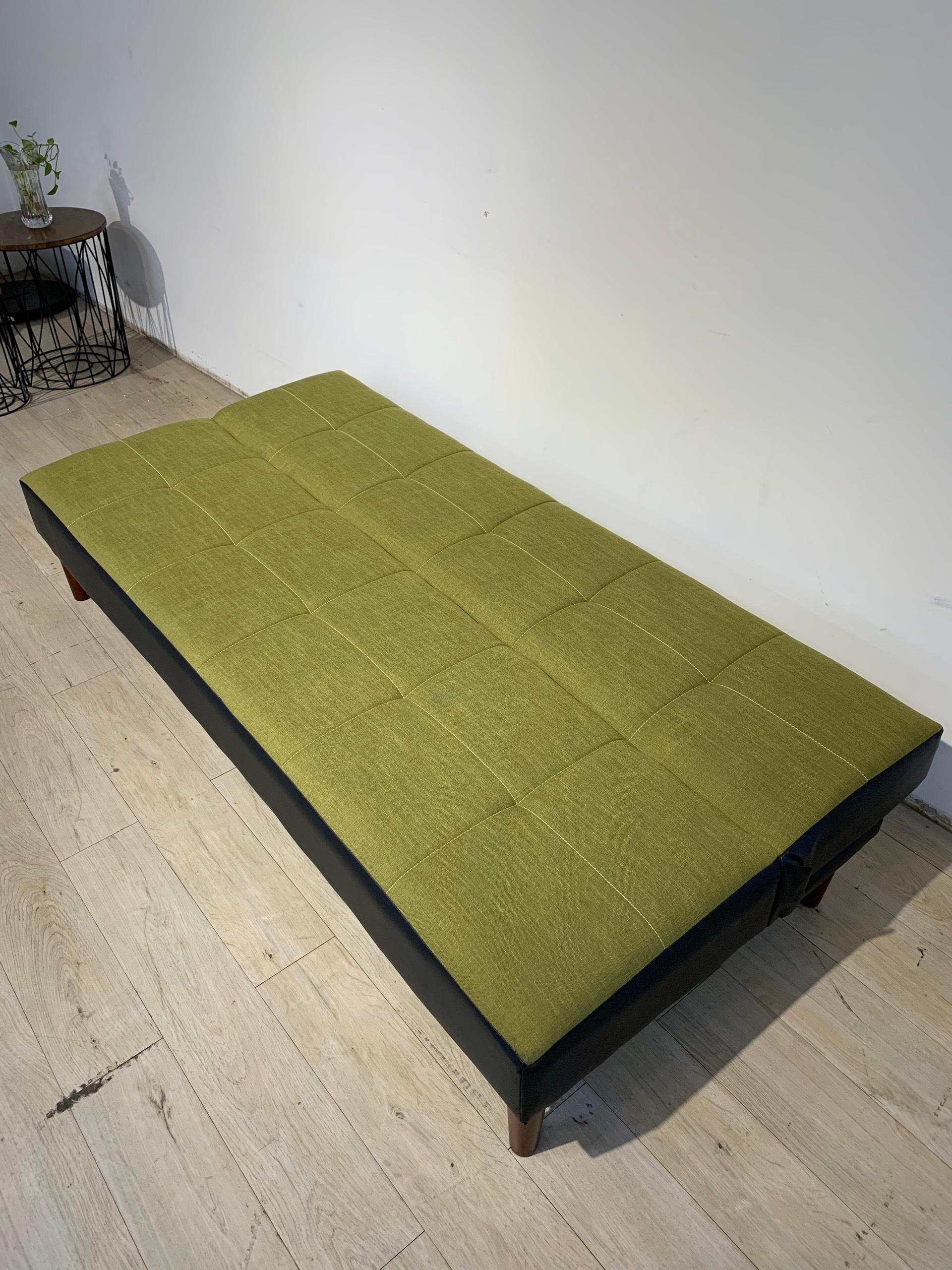 Sofa bed Juno sofa chân gỗ màu xám, đỏ, xanh lá