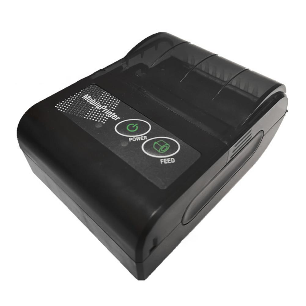 USB 58MM BT Portable Pocket Printer Thermal Printer Wireless Bill Mini Printer Handheld Printer Compatible with Android