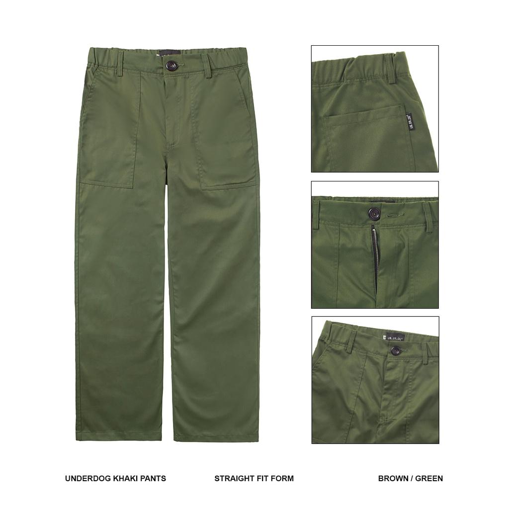 Quần kaki ống suông unisex Underdog Khaiki Pants