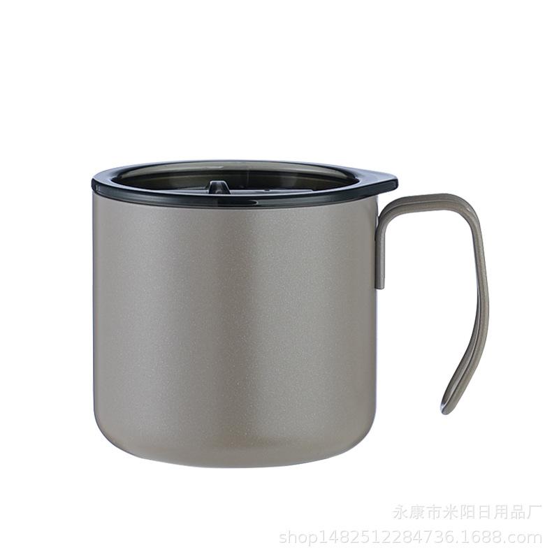 Khuyến Mãi Mới Cách Nhiệt Bằng Thép Không Gỉ Cốc Cà Phê Tay Cầm Cốc Hút Chân Không Tặng Cốc