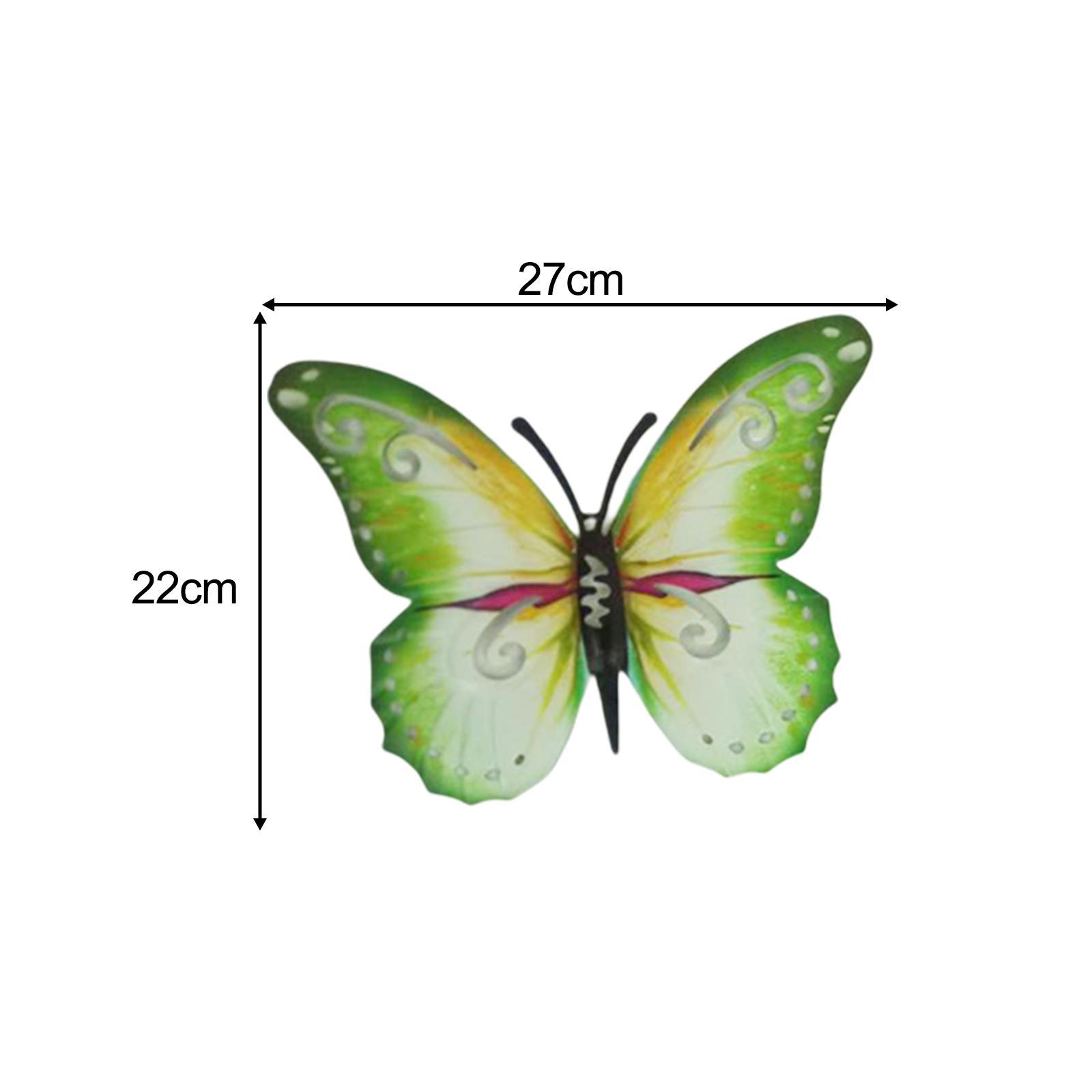 Butterfly Metal Wall Art Decors Background Farmhouse Hanging Wall Sculptures