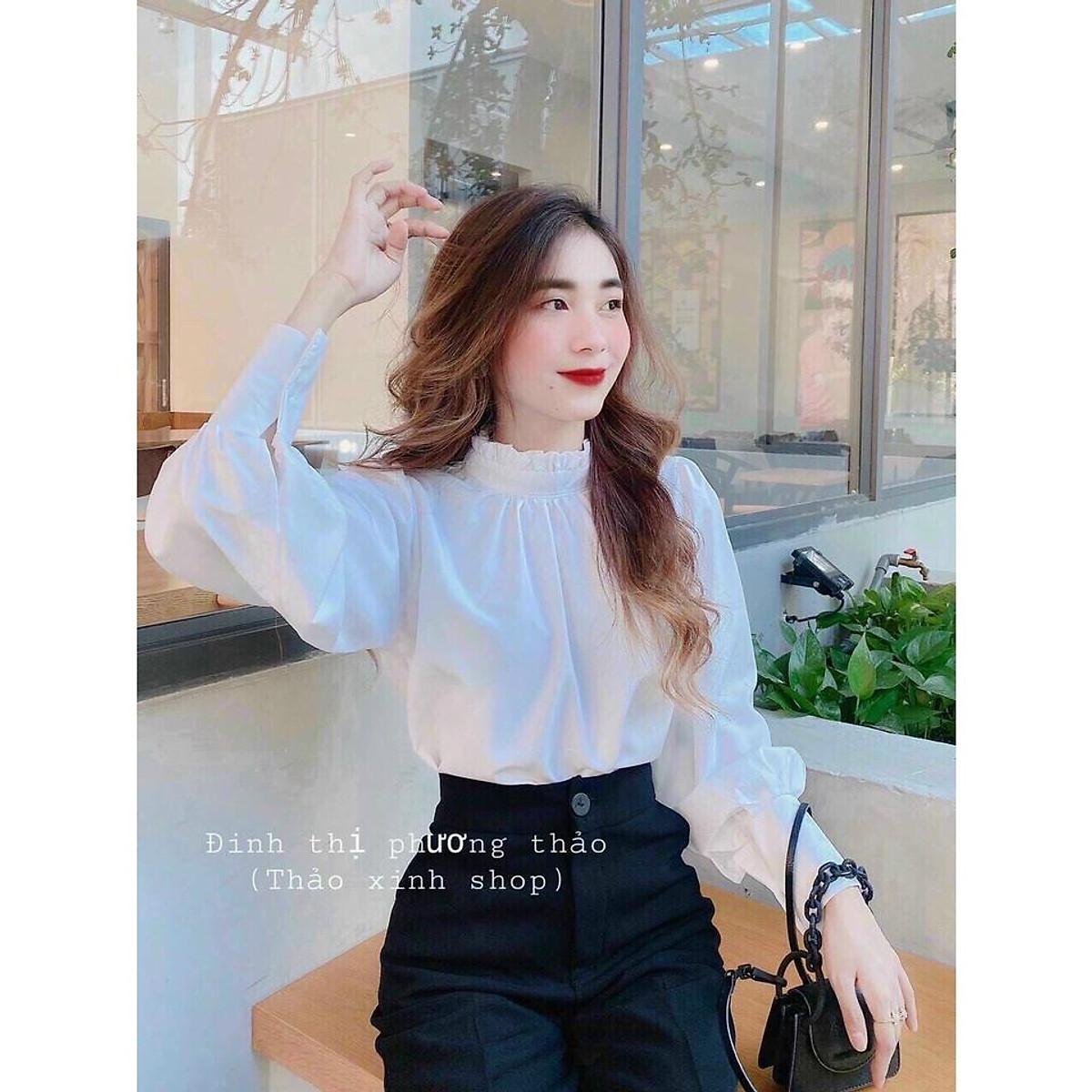 Sơ mi Nữ - Áo Sơ Mi Tiểu Thư Chất Kate Siêu Đẹp
