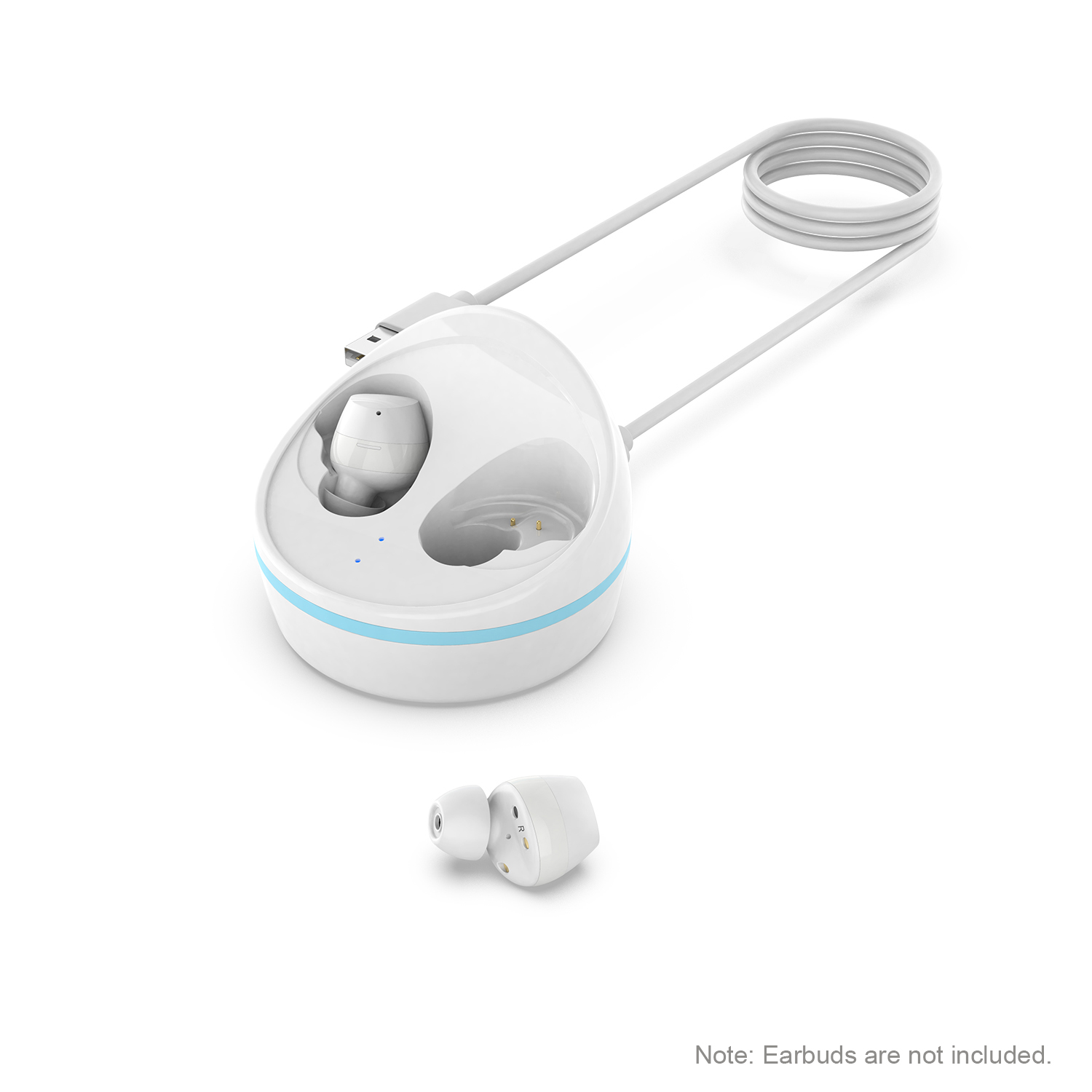 Đế Sạc USB Cho Tai Nghe Không Dây Kèm Hộp Đựng Sạc Dự Phòng Dành Cho Galaxy