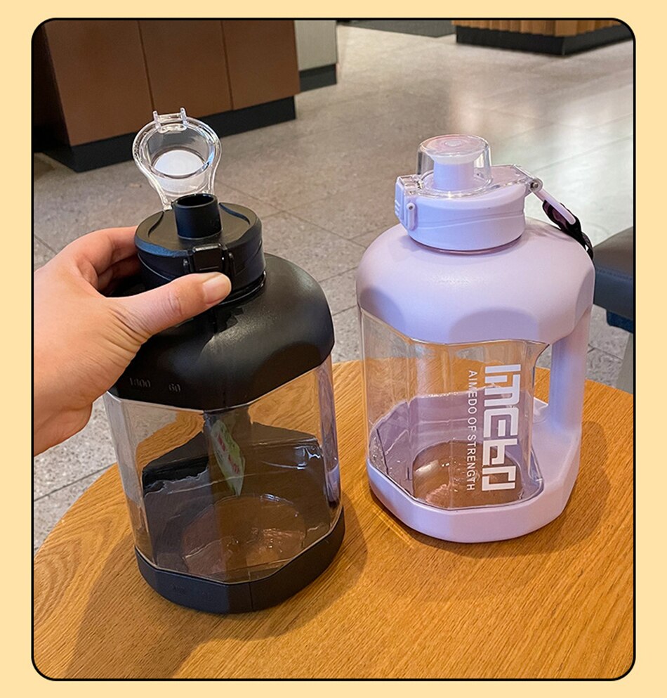 Bình Đựng Nước tập Gym đi du lịch 1800ml cao cấp Water Bottle