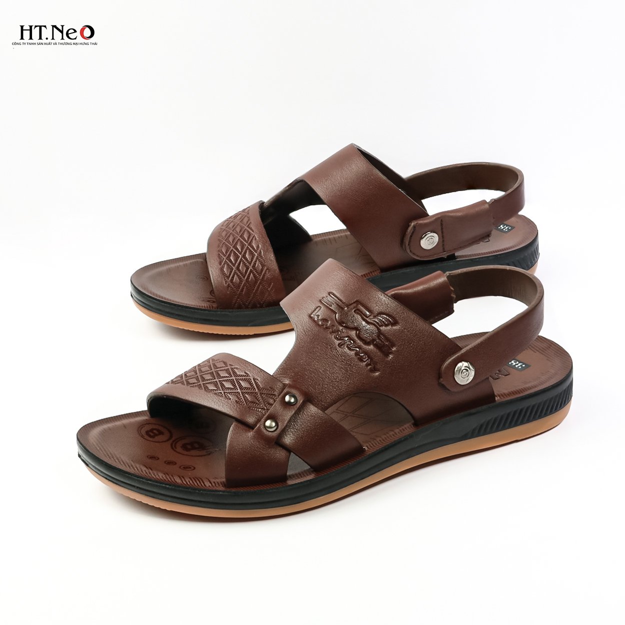 Giày sandal nam HT.NEO da bò thật SD29