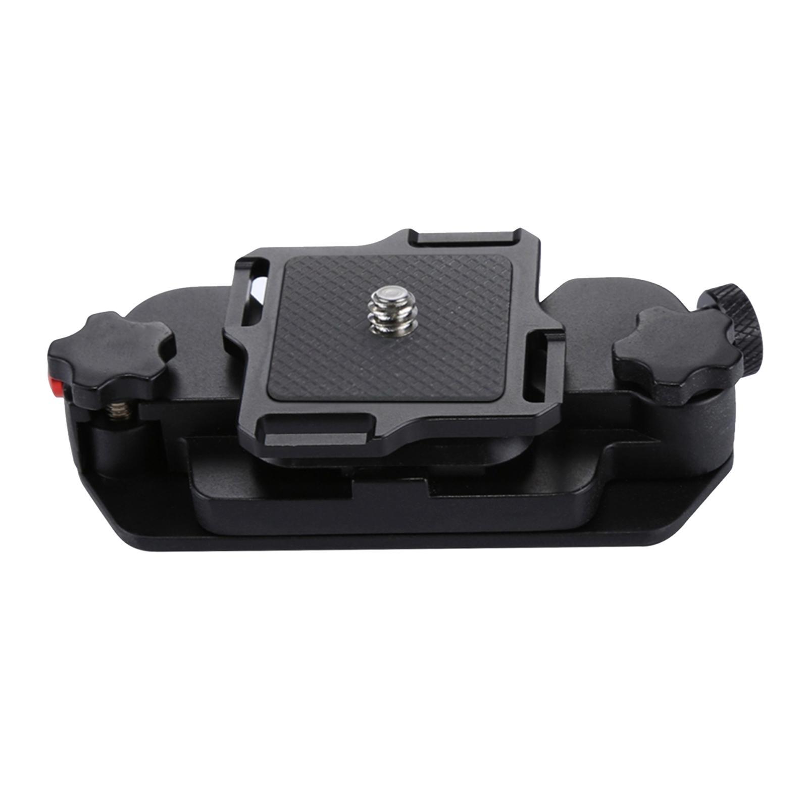 Quick Release Camera Clip with Plate & 1/4 Screws for DSLR Gopro Accessories