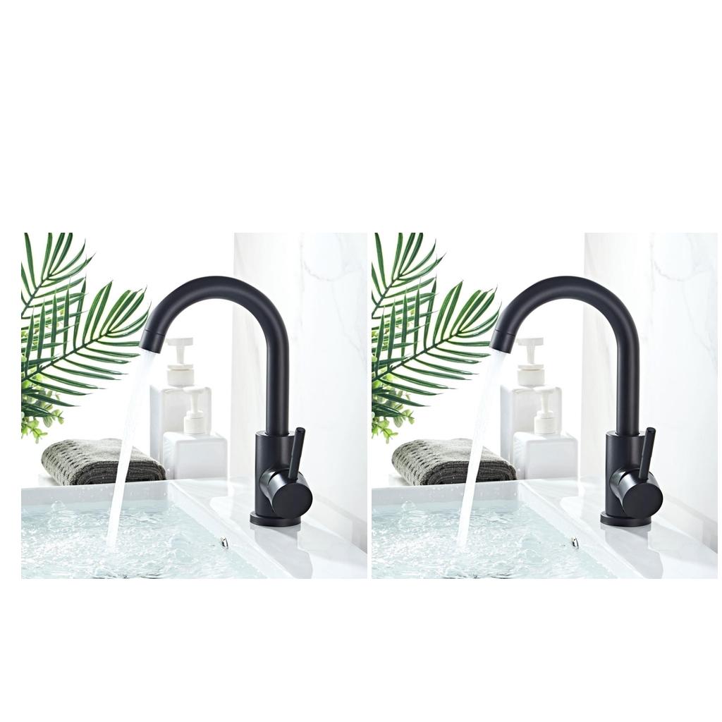 304 Stainless Steel Bathroom Vessel Sink Faucet Water Basin Tap Type 1