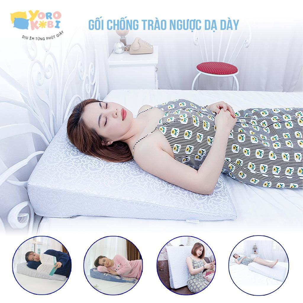 Gối chống trào ngược dạ dày Yorokobi  giúp giảm ợ chua, trào ngược, xoang chống ngáy