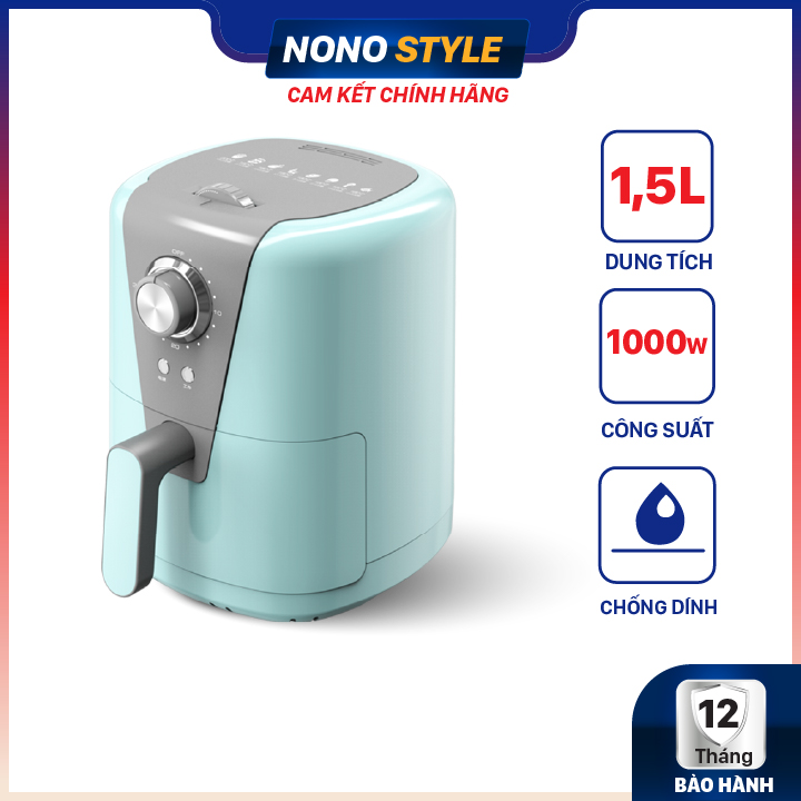 Nồi Chiên Không Dầu Mini BIYI AF-89 (1,5L) - Hàng Chính Hãng