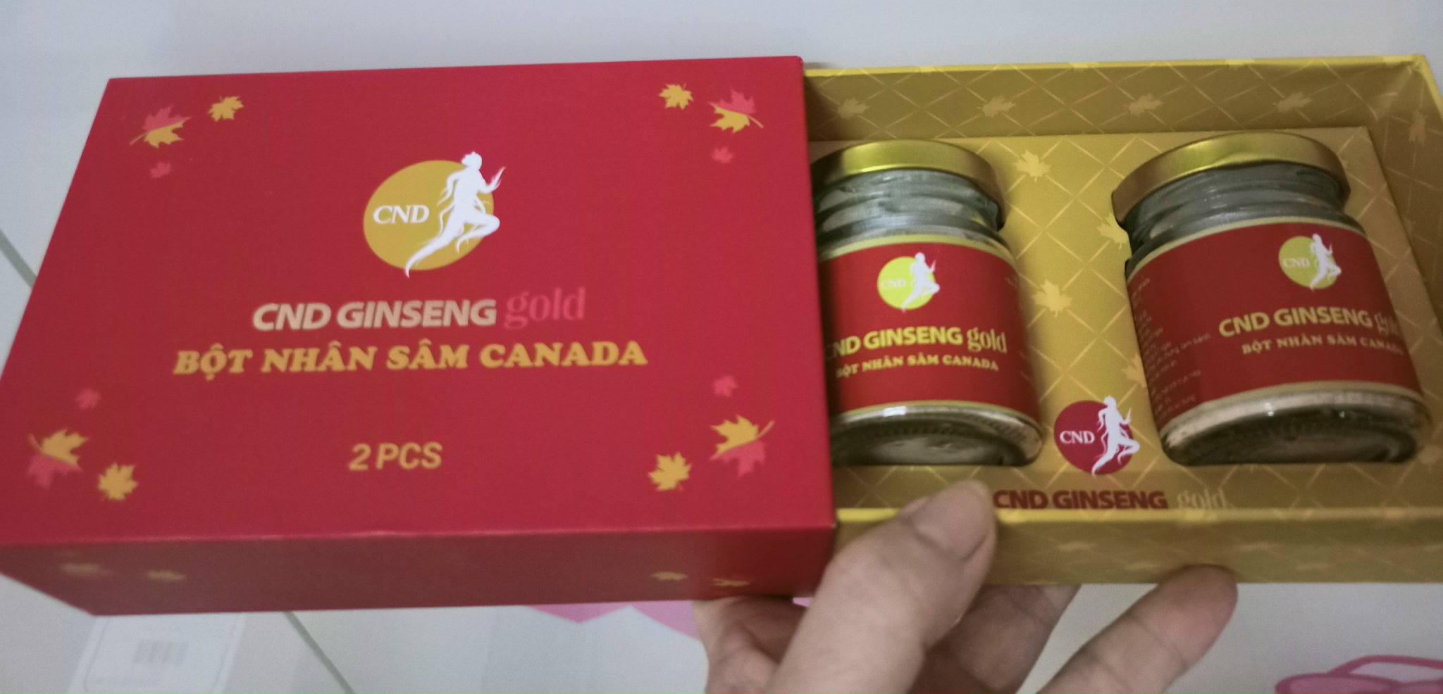 Combo set 2 hủ Bột Nhân Sâm Canada 25Gr