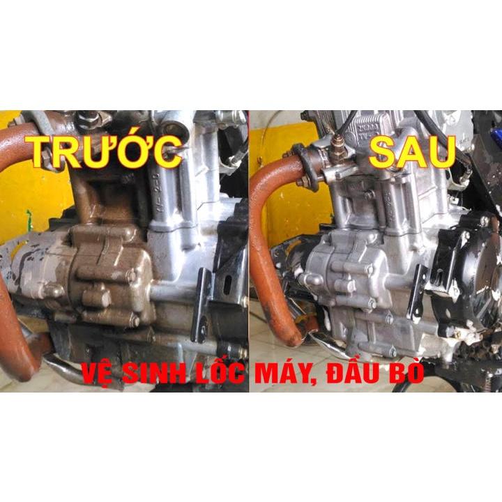 Tẩy Lốc Máy Cực Mạnh 702 1LÍT - Dung Dịch Tẩy Rửa Xe Máy Đa Năng - Tẩy Đầu Bò Kivo