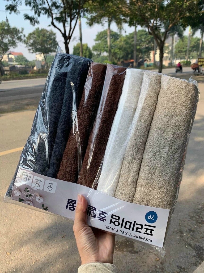 Set 7 khăn tắm xuất dư Hàn