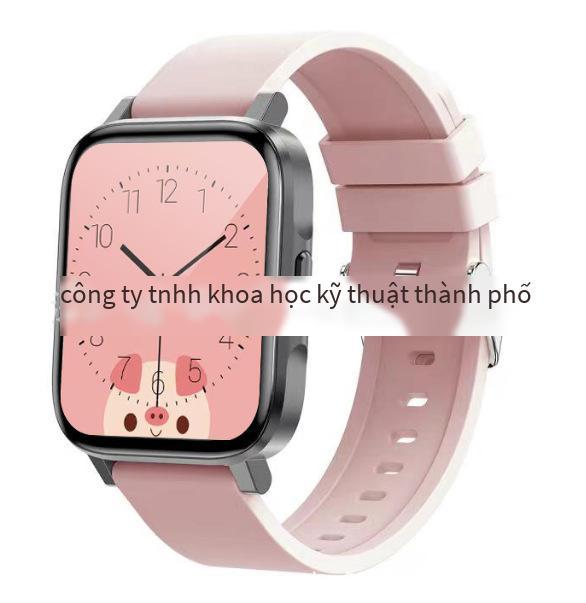 Vụ nổ giá thấp nhất F60 đồng hồ đo nhiệt độ cơ thể thông minh đo nhịp tim vòng đeo tay thông minh đồng hồ thể thao đồng hồ thông minh màn hình lớn