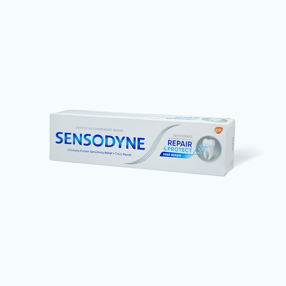 Kem Đánh Răng SENSODYNE Repair &amp; Protect Whitening (tuýp 100g)