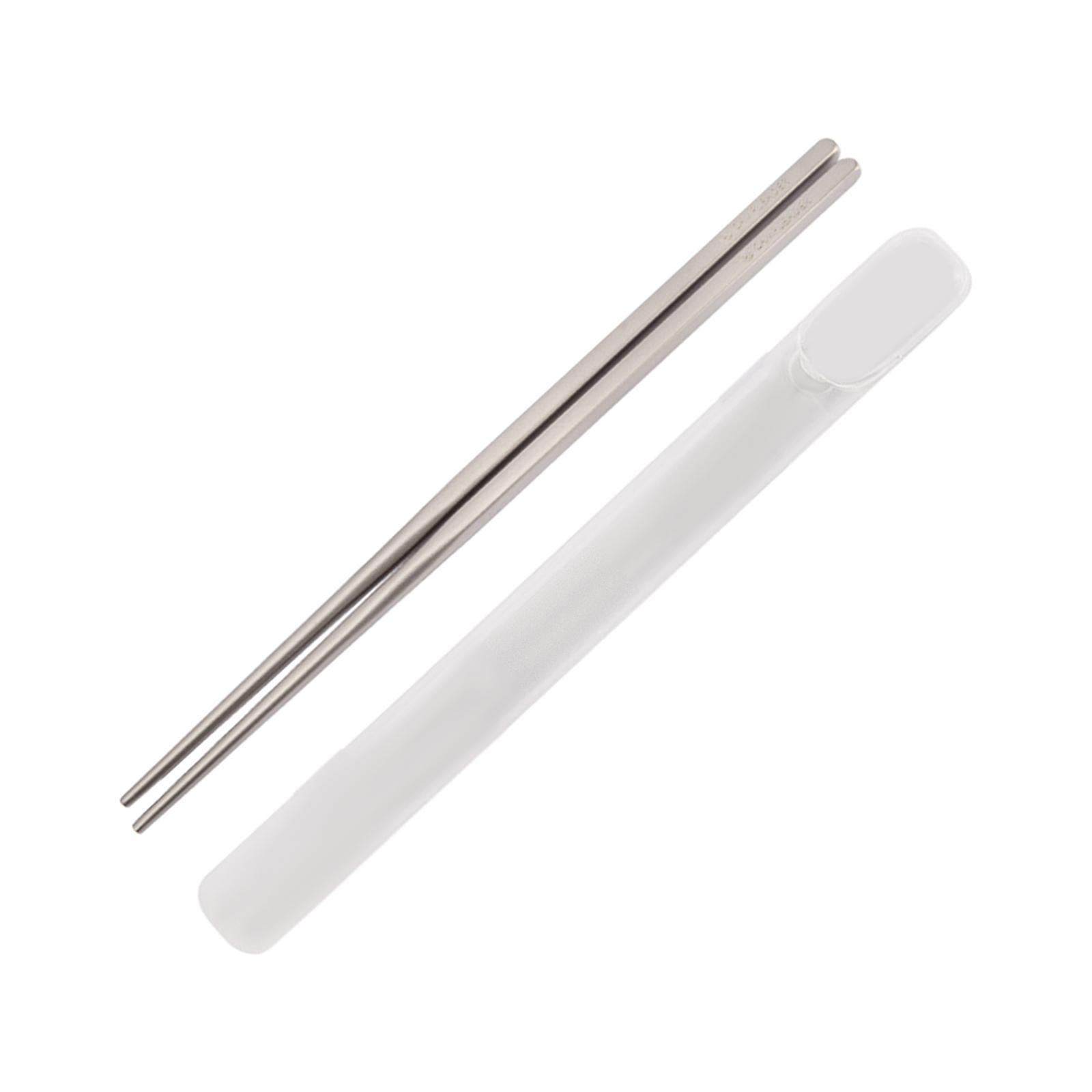 Lightweight Titanium Chopsticks Eco friendly Portable Camping Flatware
