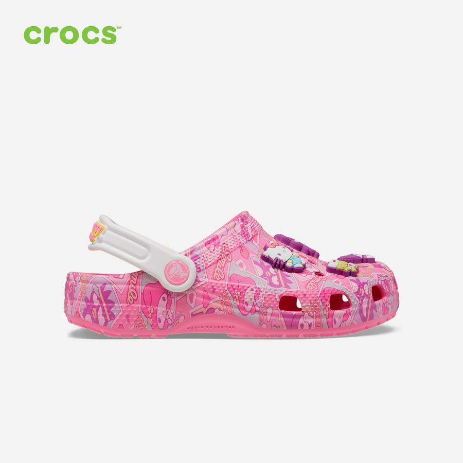 Giày lười trẻ em Crocs Classic Hello Kitty - 208103-680