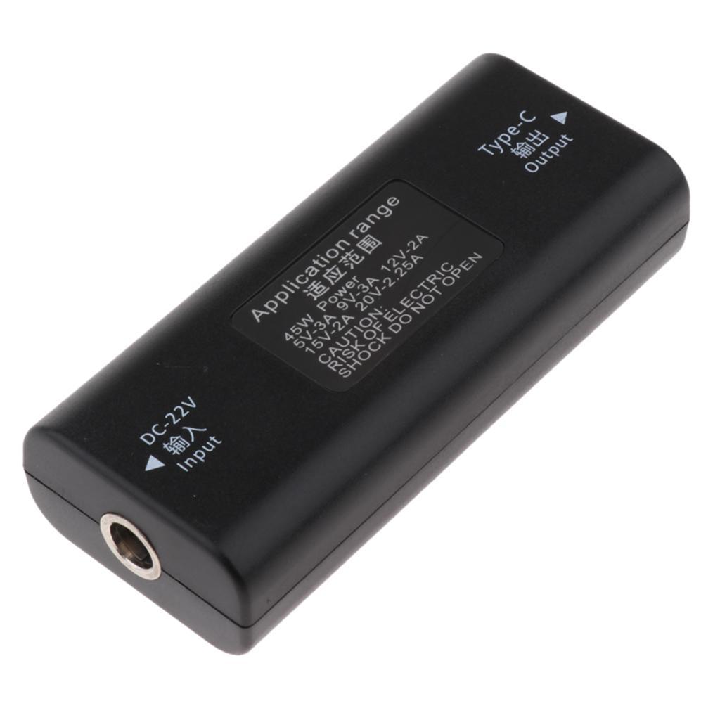Type C Male to 5.5 x 2.5mm Female Power Charger Converter for ASUS TOShiba