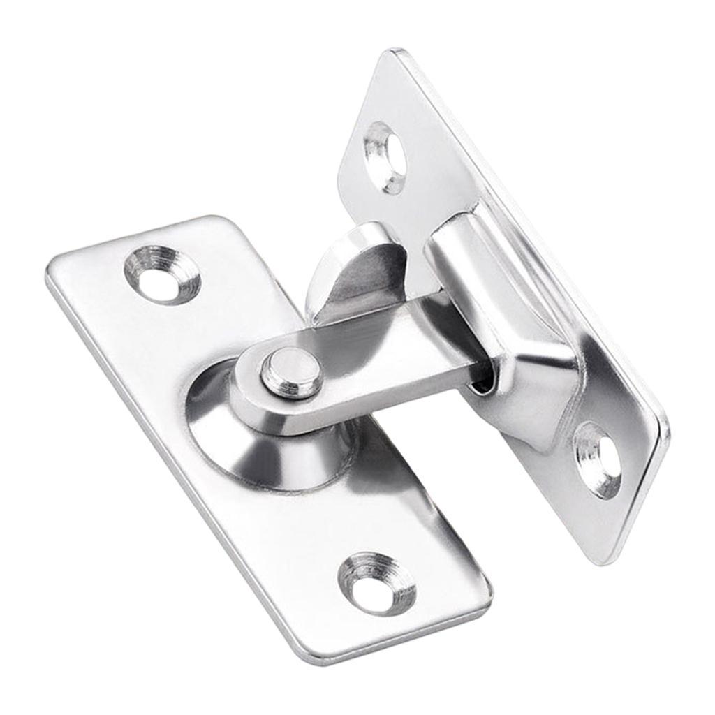 90 Degree Stainless Steel Latch Safety Right Angle Sliding Door Lock