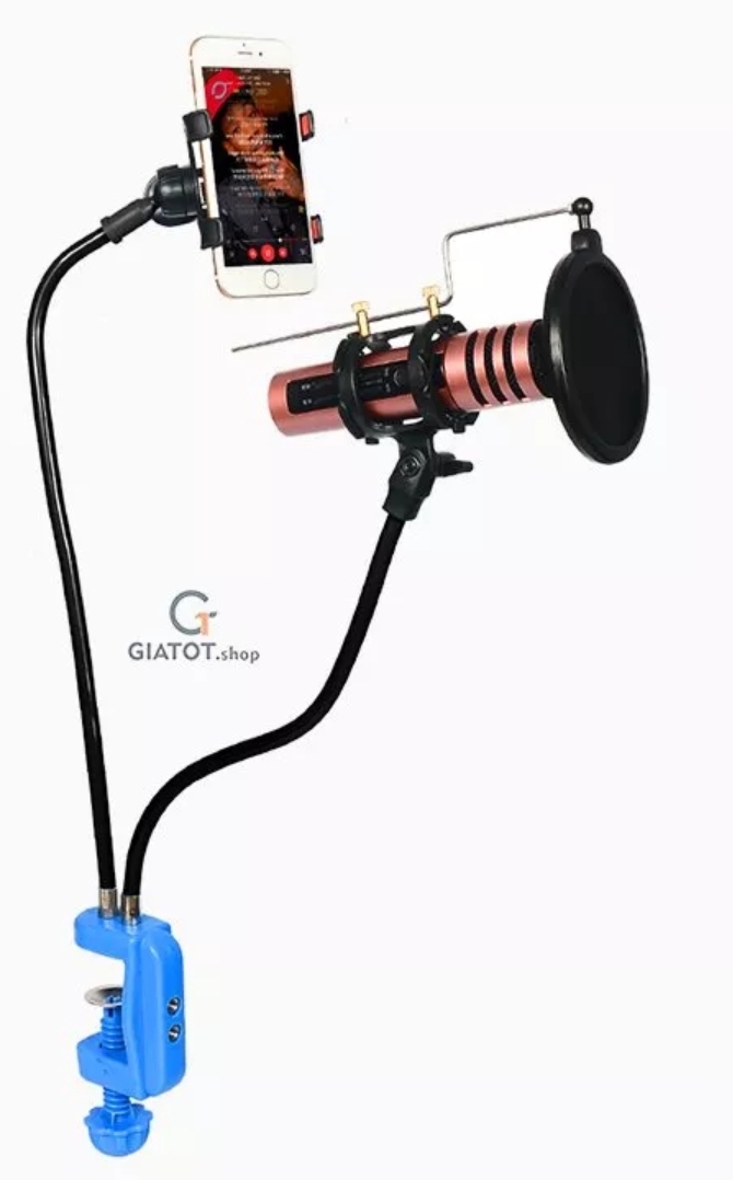 Giá livetrim đầu đỡ mic. màng lọc âm giá treo mic chuyên nghiệp