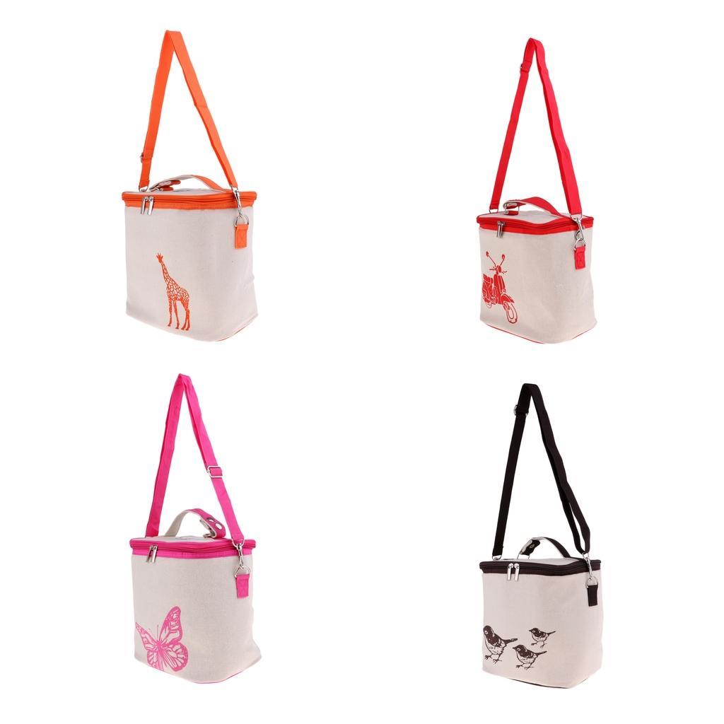Outdoor Camping Insulated Cool Bag Lunch Box Picnic Lunch Container for Family Outdoor Camping Hiking Picnic BBQ 23x16x24cm