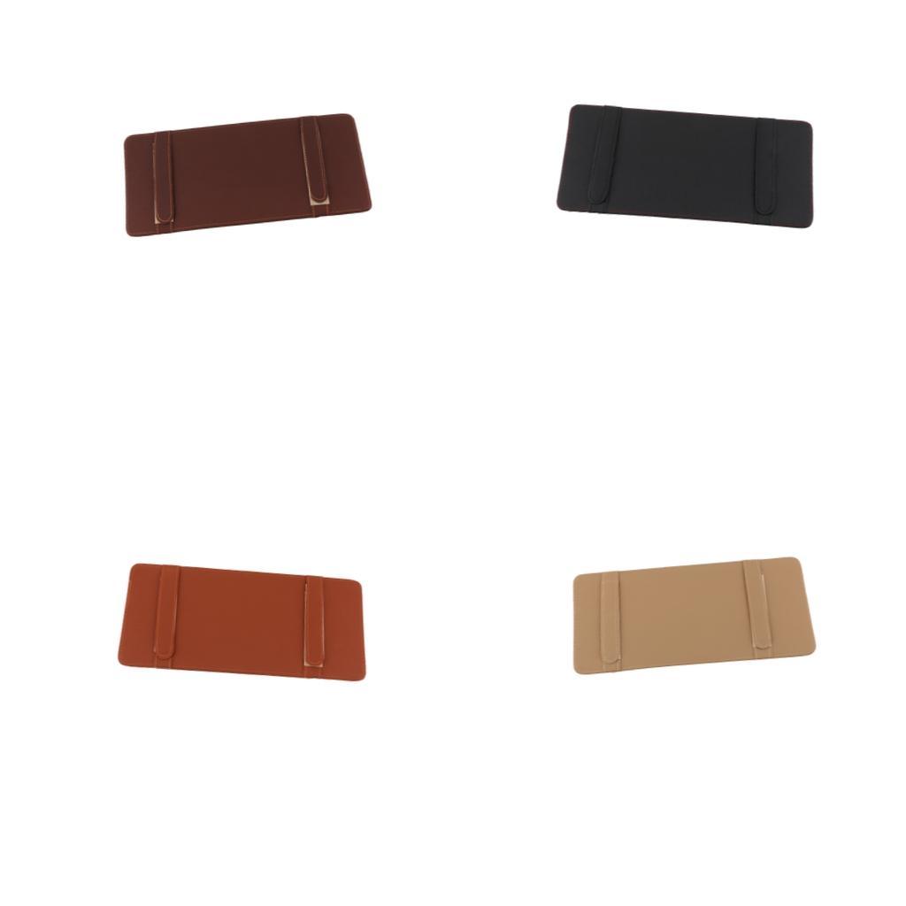 4 CD DVD Pouch Storage Case With Tissue Box Car Sunshade Visor 3 In 1 Beige