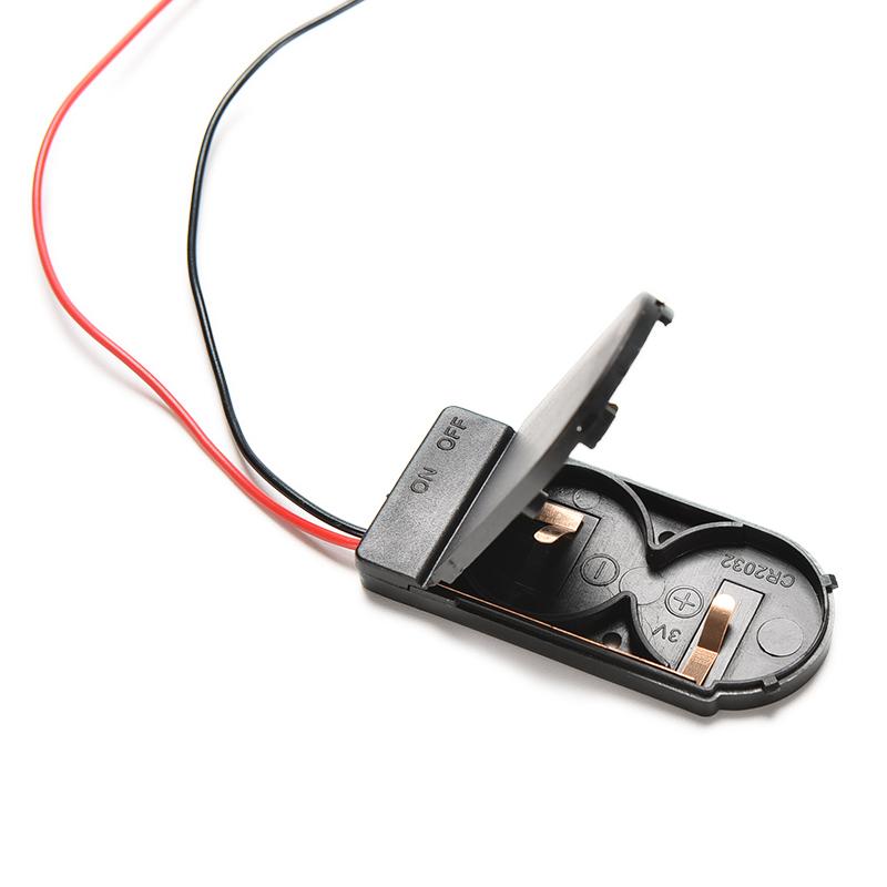 5/10 chiếc CR2032 Nút Đồng xu Cell Ổ cắm pin Hộp đựng Vỏ có công tắc BẬT/TẮT Hộp lưu trữ pin 3V x2 6V Màu sắc: 5 Cái