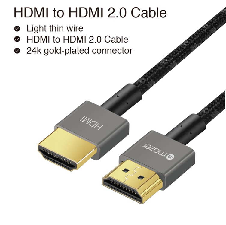 Dây Cáp Mazer UltraThin HDMI 4k (3.0M) - Hàng Chính Hãng