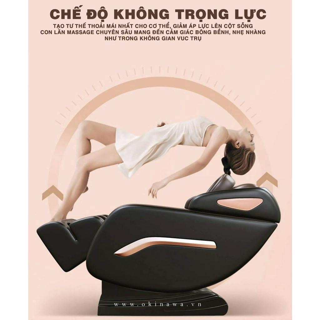 GHẾ MASSAGE OKINAWA OS 121 - CÔNG NGHỆ CON LĂN 3D