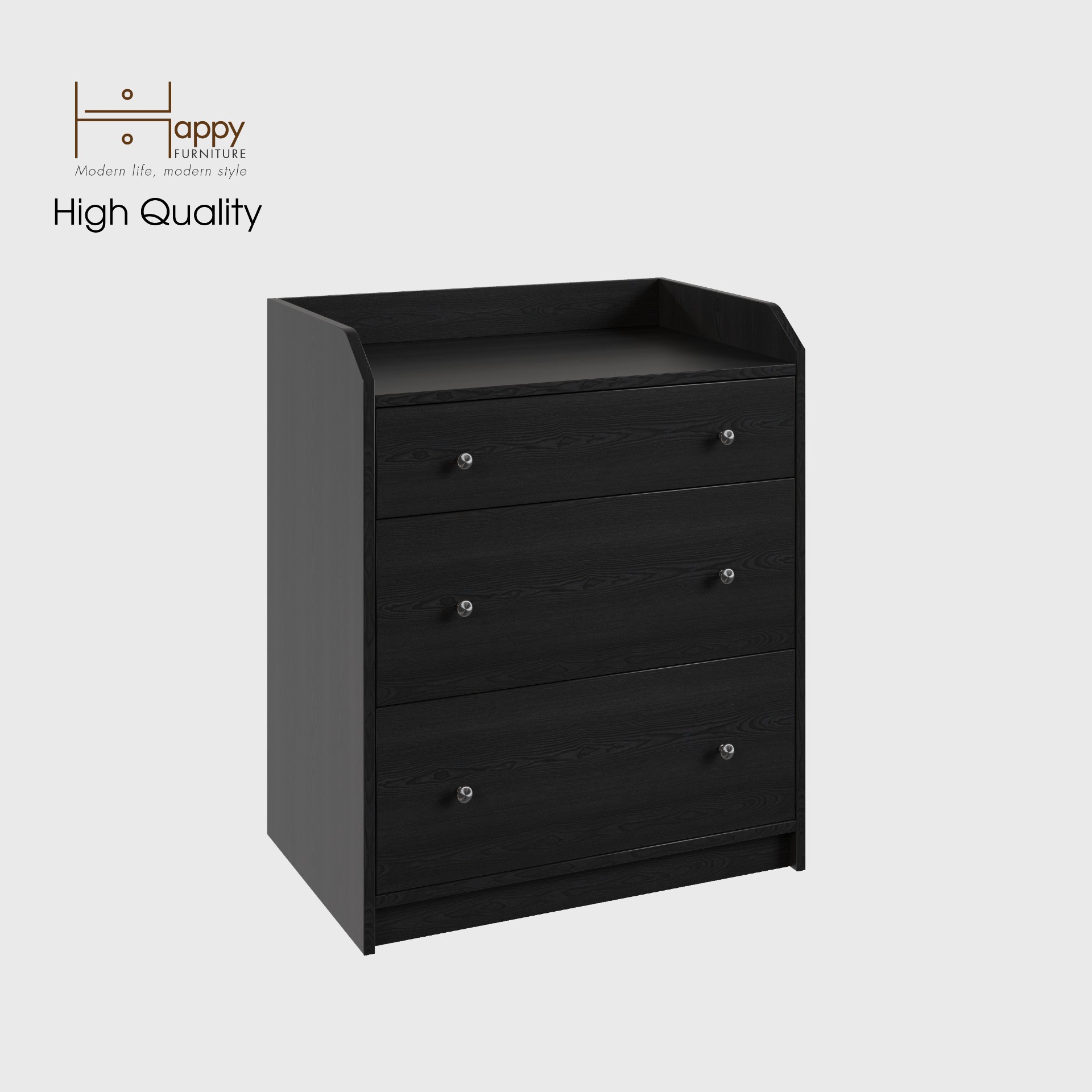 [Happy Home Furniture] CANA,  Tủ 3 tầng ,  70cm x 46cm x 84cm ( DxRxC), THK_008