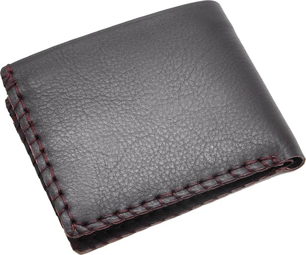 Ví Da Bò Nam Viền May Thủ Công AT Leather AT105 (12 x 9.5 cm)