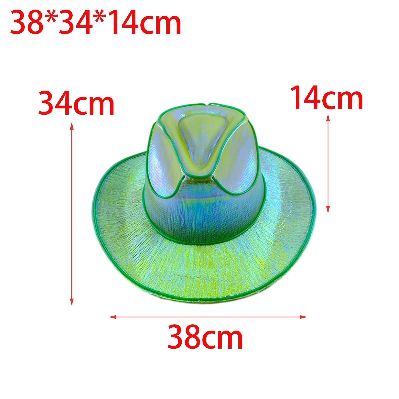 Cowgirl Hat LED Cowboy Hat Hat Fancy Dress Western Cowboy Hat Light up Cowboy Hat for Halloween Bridesmaid Bridal Holiday