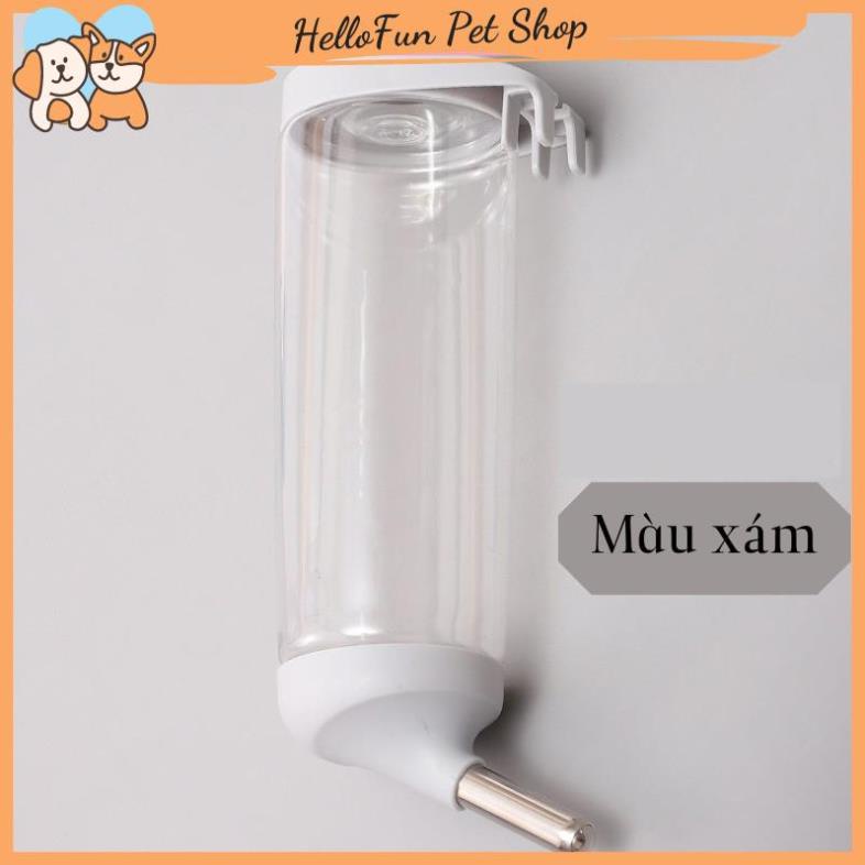 Bình nước tự động gắn chuồng cho thú cưng 500ml