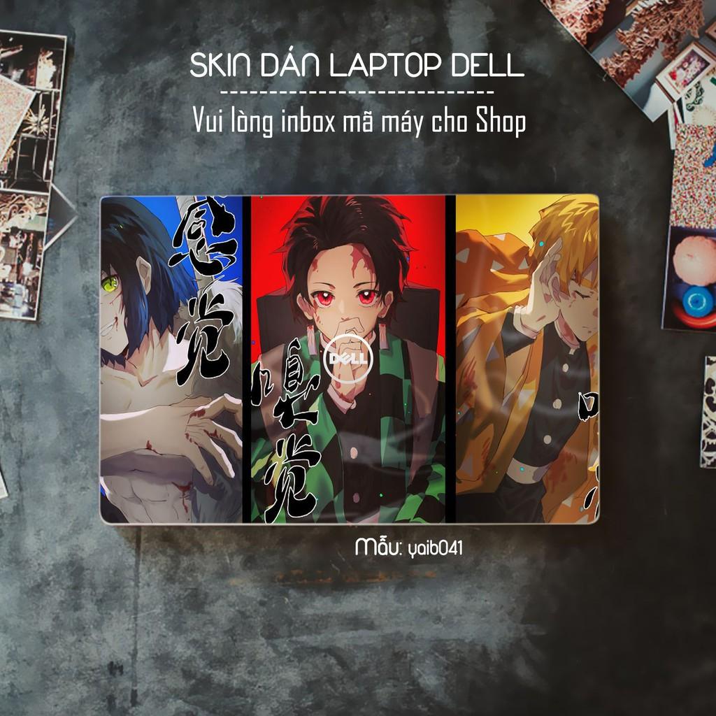 Skin dán Laptop Dell in hình Kimetsu No Yaiba nhiều mẫu 2 (inbox mã máy cho Shop)