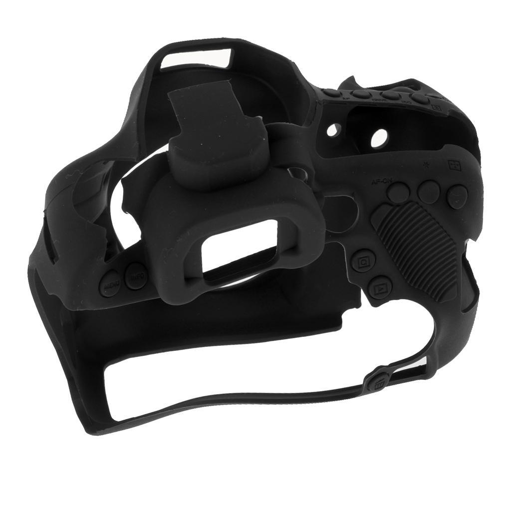 Silicone Camera Case Full Body Protective Cover for 80D