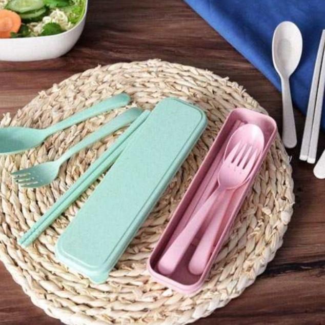Bộ Muỗng Đũa Lúa Mạch An Toàn -235