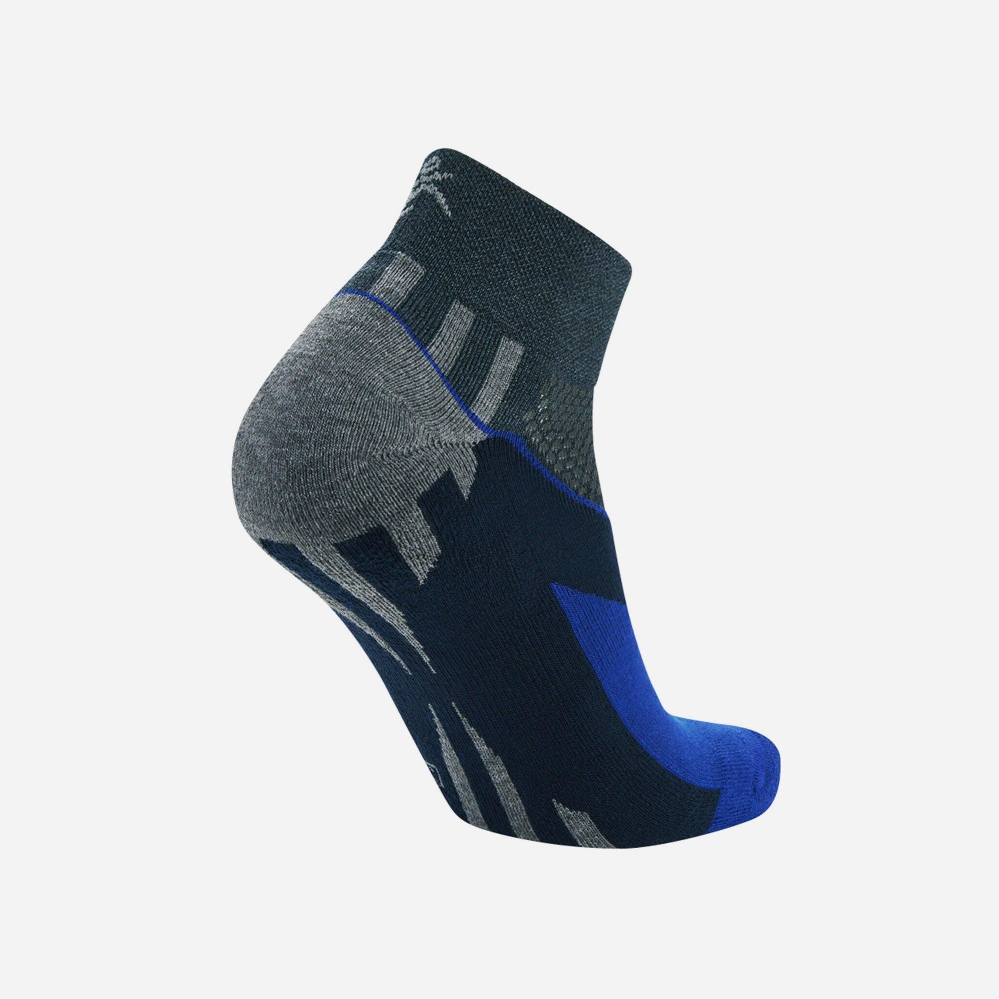 Vớ thể thao unisex Balega Quarter - Enduro V-Tech Charcoal / Cobalt - 215399