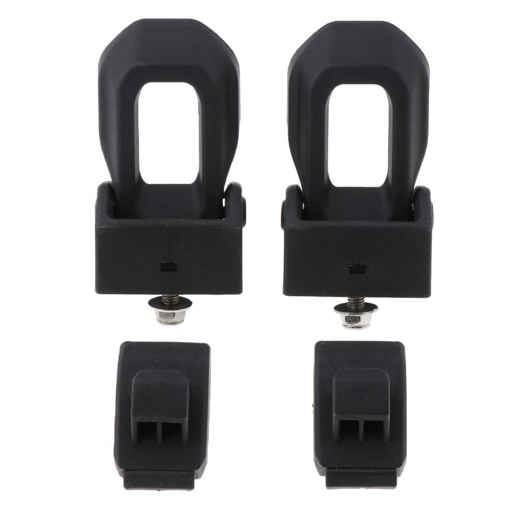 Pair Locking Hood Catch Upgrade Kit Suitable for 07-18 Wrangler JL