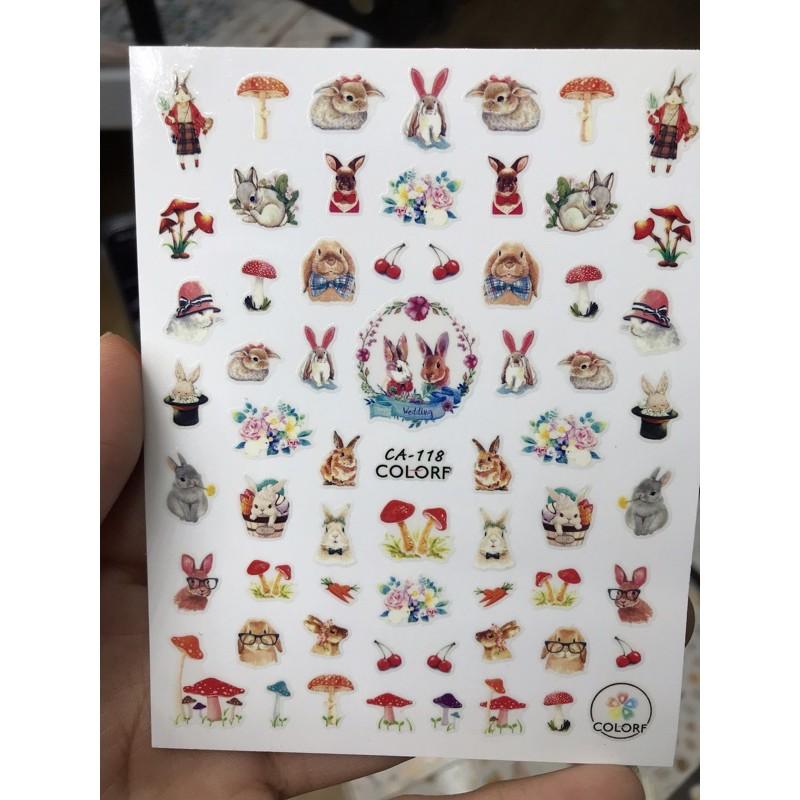 Mẫu dán hoạt hình 5