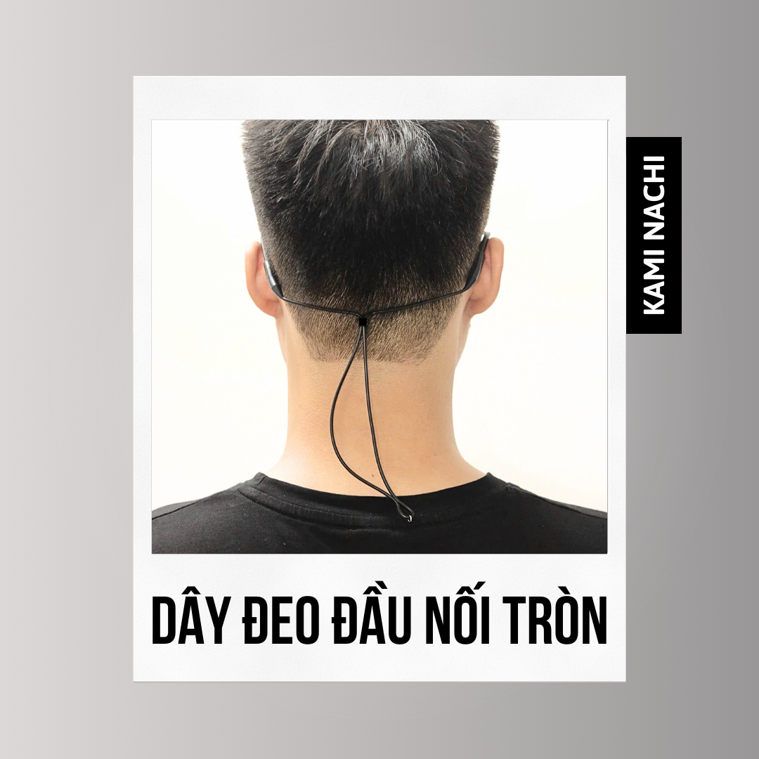 Dây đeo chống trượt cho mắt kính KAMI NACHI phiên bản nâng cấp lỗ tròn 4mm chất liệu silicon