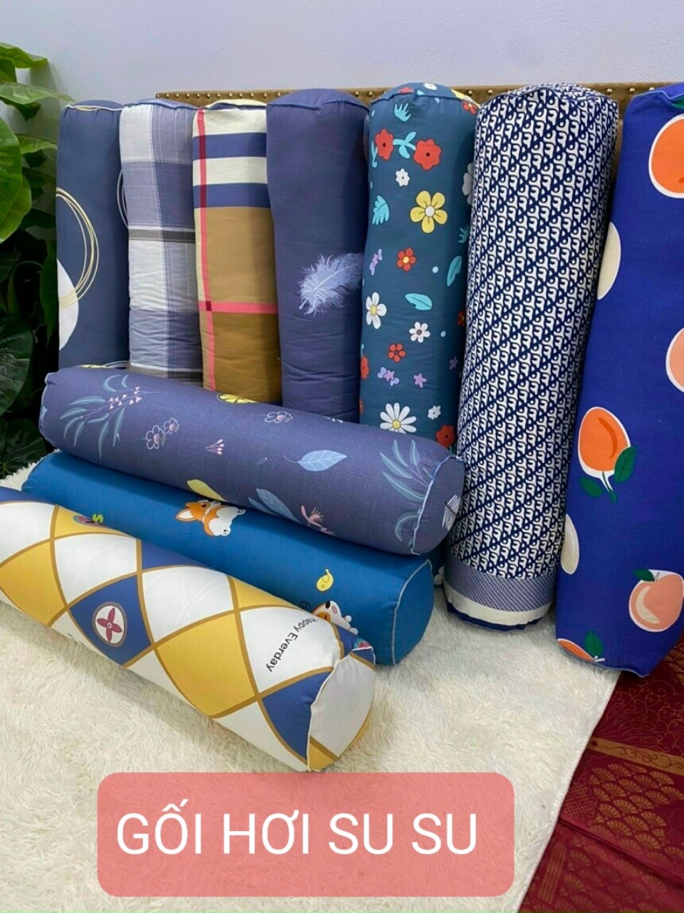 Gối ôm mút cao cấp , tặng kèm áo gối ngẫu nhiên