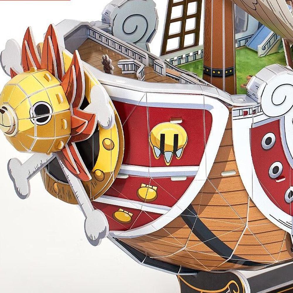 Đồ Chơi Lắp Ráp Mô Hình Giấy 3D One Piece - Thuyền Thousand Sunny Plus - CubicFun DS1027H (244 Mảnh Ghép)