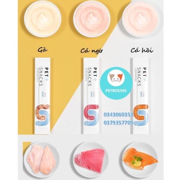 Súp thưởng PETSNACK cho mèo, thơm ngon tiện tợi