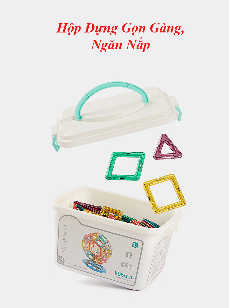 Xếp Hình Nam Châm Magnetic Blocks KUB