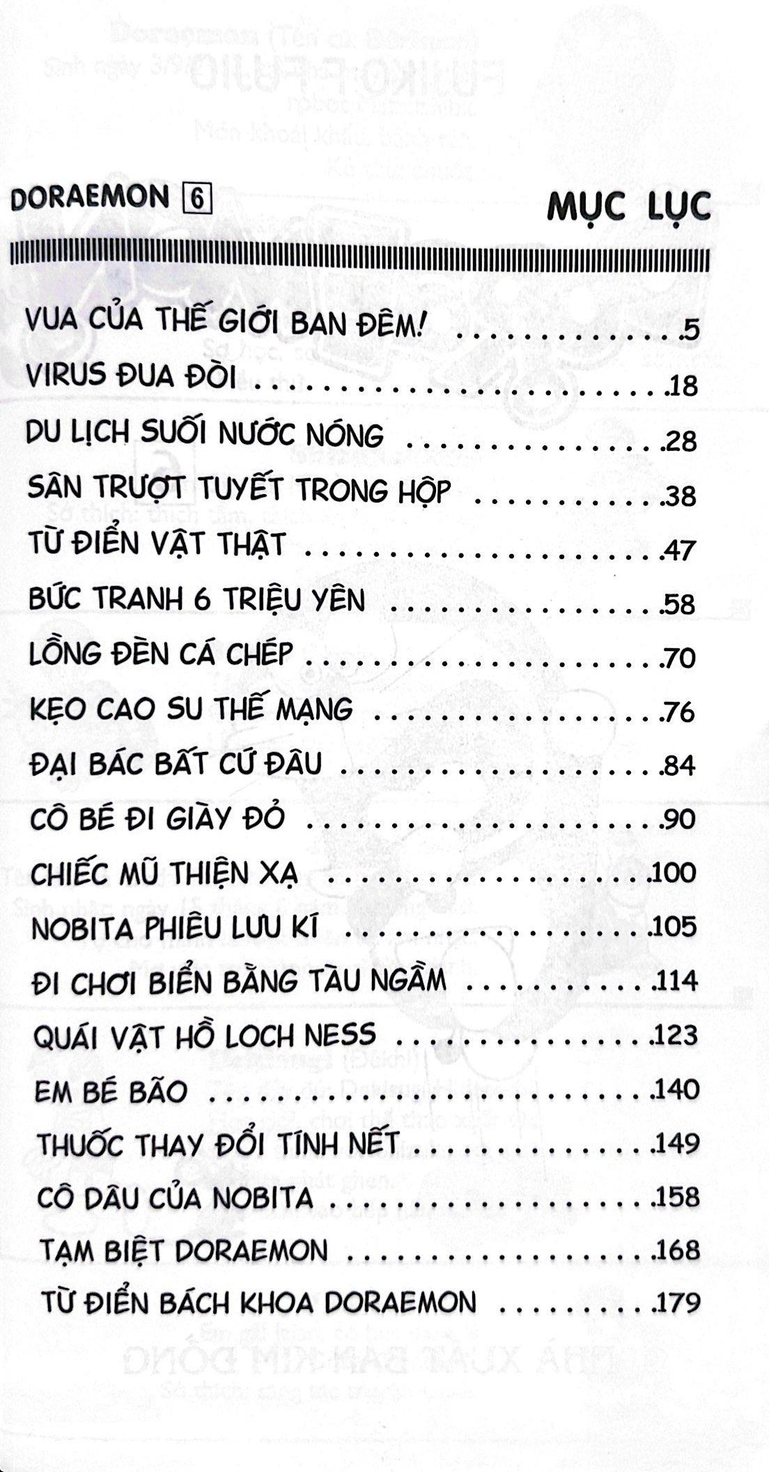 Doraemon - Chú Mèo Máy Đến Từ Tương Lai Tập 6 (Tái Bản 2023)