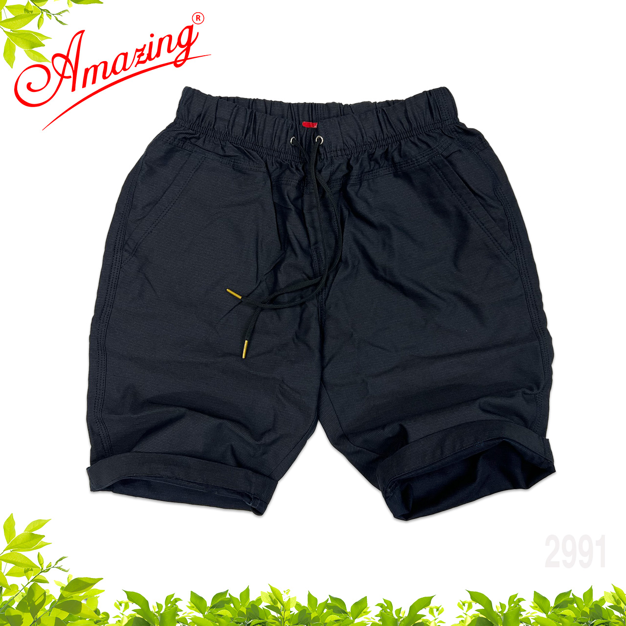 Big size, short caro nhí lưng thun unisex, quần sọt nam thương hiêu Amazing, phong cách thể thao