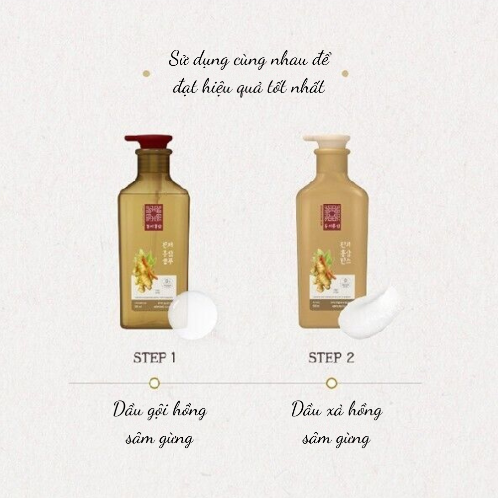 Dầu Xả Ngăn Rụng Tóc Dành Cho Da Đầu Dầu Kerasys Dong Ui Hồng Sâm Gừng 500ml