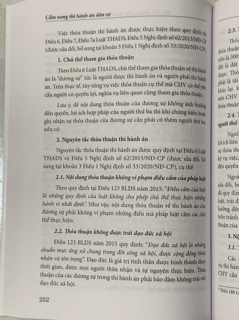 Cẩm nang thi hành án dân sự (Tái bản lần thứ nhất, có sửa đổi, bổ sung)