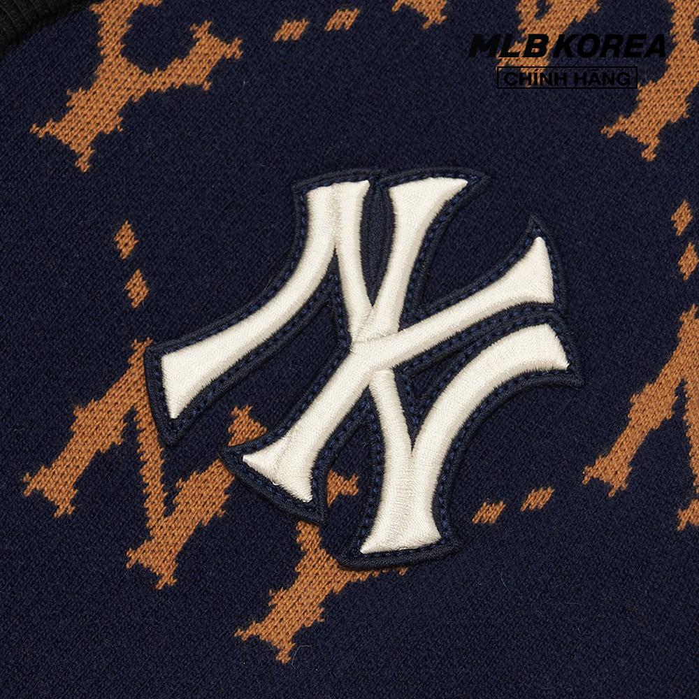 MLB - Áo khoác cardigan phom suông Dia Monogram All Over 3AKCM0224