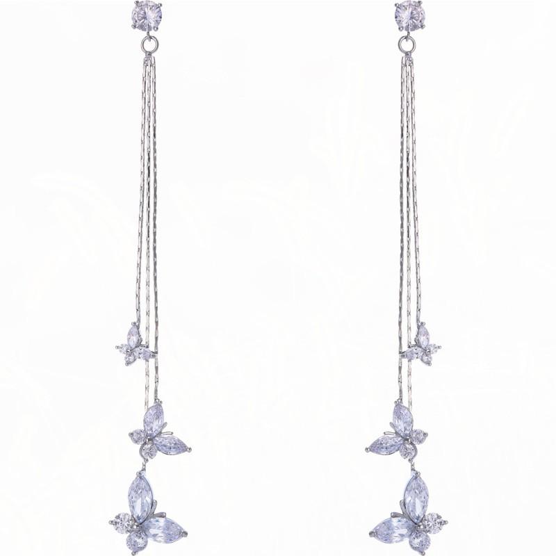 Khuyên tai nữ bạc cute